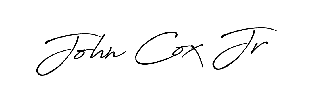 Also You can easily find your signature by using the search form. We will create John Cox Jr name handwritten signature images for you free of cost using Antro_Vectra_Bolder sign style. John Cox Jr signature style 7 images and pictures png