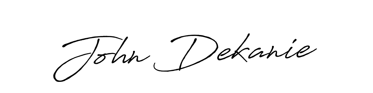 This is the best signature style for the John Dekanie name. Also you like these signature font (Antro_Vectra_Bolder). Mix name signature. John Dekanie signature style 7 images and pictures png