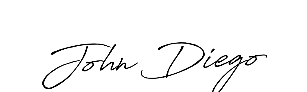 Use a signature maker to create a handwritten signature online. With this signature software, you can design (Antro_Vectra_Bolder) your own signature for name John Diego. John Diego signature style 7 images and pictures png