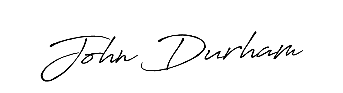 Create a beautiful signature design for name John Durham. With this signature (Antro_Vectra_Bolder) fonts, you can make a handwritten signature for free. John Durham signature style 7 images and pictures png