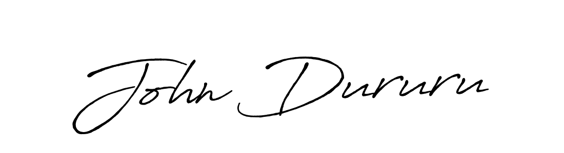 The best way (Antro_Vectra_Bolder) to make a short signature is to pick only two or three words in your name. The name John Dururu include a total of six letters. For converting this name. John Dururu signature style 7 images and pictures png