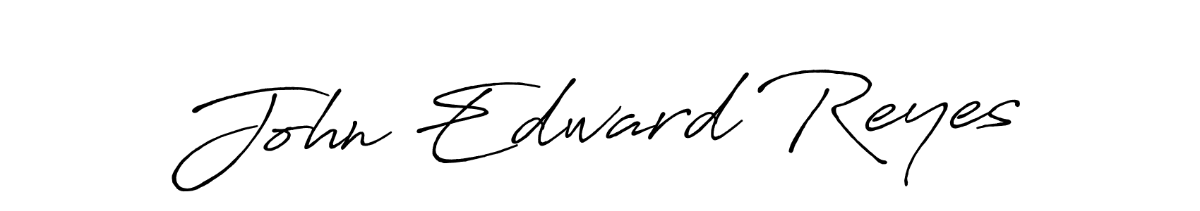 Design your own signature with our free online signature maker. With this signature software, you can create a handwritten (Antro_Vectra_Bolder) signature for name John Edward Reyes. John Edward Reyes signature style 7 images and pictures png