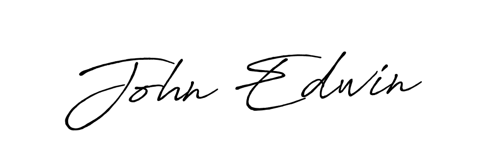 if you are searching for the best signature style for your name John Edwin. so please give up your signature search. here we have designed multiple signature styles  using Antro_Vectra_Bolder. John Edwin signature style 7 images and pictures png