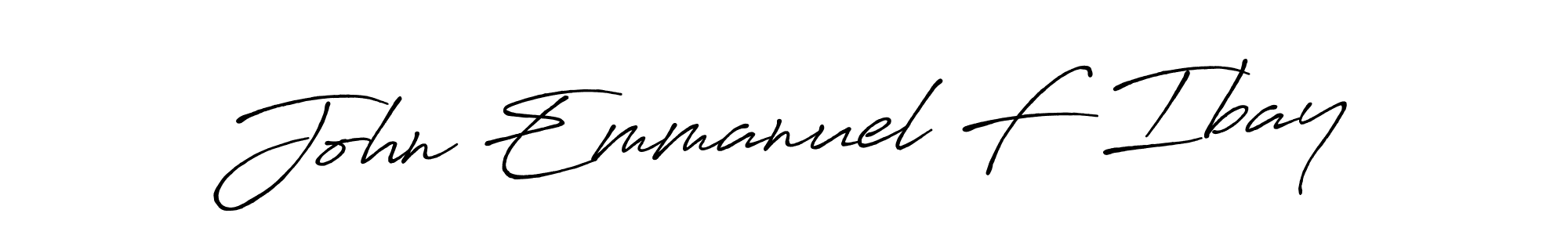 Similarly Antro_Vectra_Bolder is the best handwritten signature design. Signature creator online .You can use it as an online autograph creator for name John Emmanuel F Ibay. John Emmanuel F Ibay signature style 7 images and pictures png