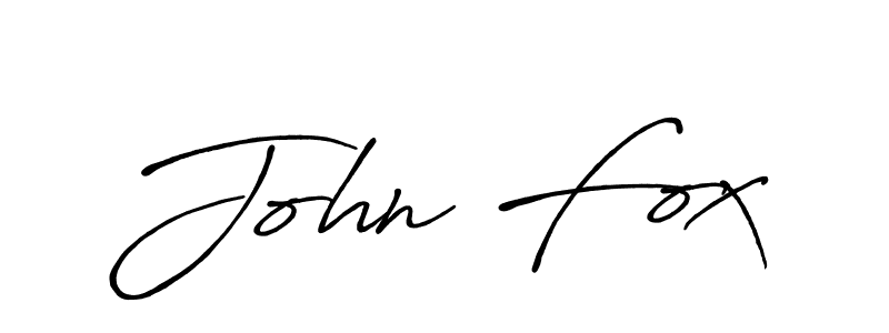 Use a signature maker to create a handwritten signature online. With this signature software, you can design (Antro_Vectra_Bolder) your own signature for name John Fox. John Fox signature style 7 images and pictures png