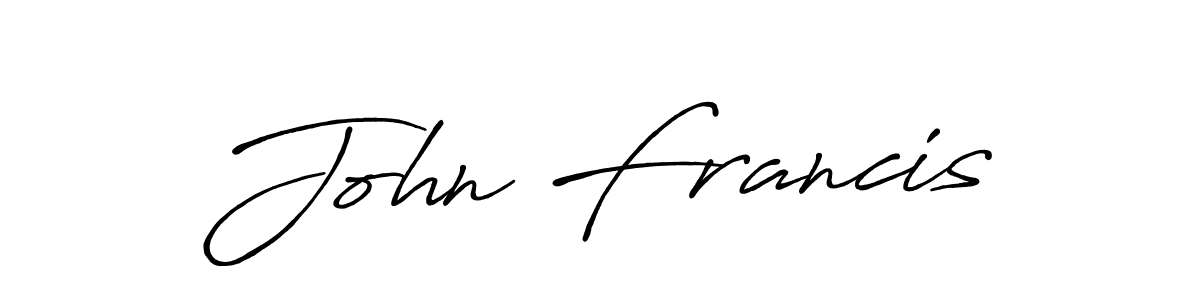 Make a beautiful signature design for name John Francis. Use this online signature maker to create a handwritten signature for free. John Francis signature style 7 images and pictures png