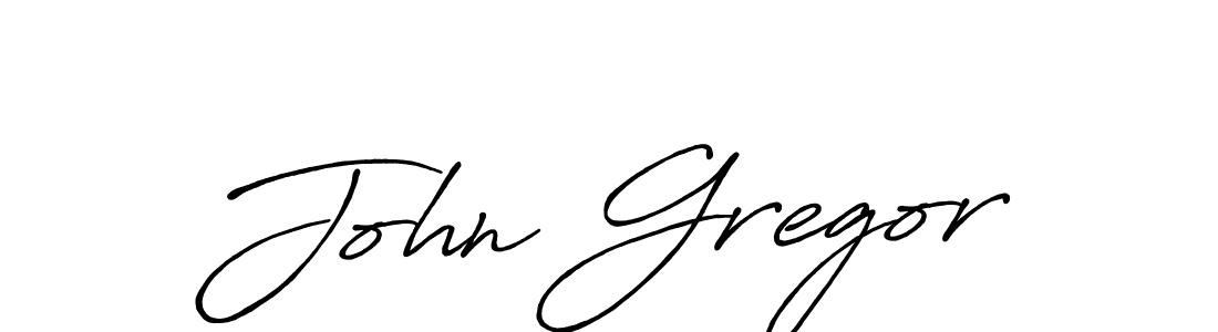 Create a beautiful signature design for name John Gregor. With this signature (Antro_Vectra_Bolder) fonts, you can make a handwritten signature for free. John Gregor signature style 7 images and pictures png