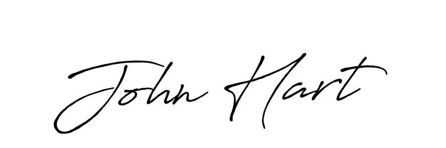 Also You can easily find your signature by using the search form. We will create John Hart name handwritten signature images for you free of cost using Antro_Vectra_Bolder sign style. John Hart signature style 7 images and pictures png