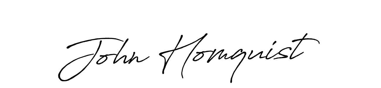 Create a beautiful signature design for name John Homquist. With this signature (Antro_Vectra_Bolder) fonts, you can make a handwritten signature for free. John Homquist signature style 7 images and pictures png