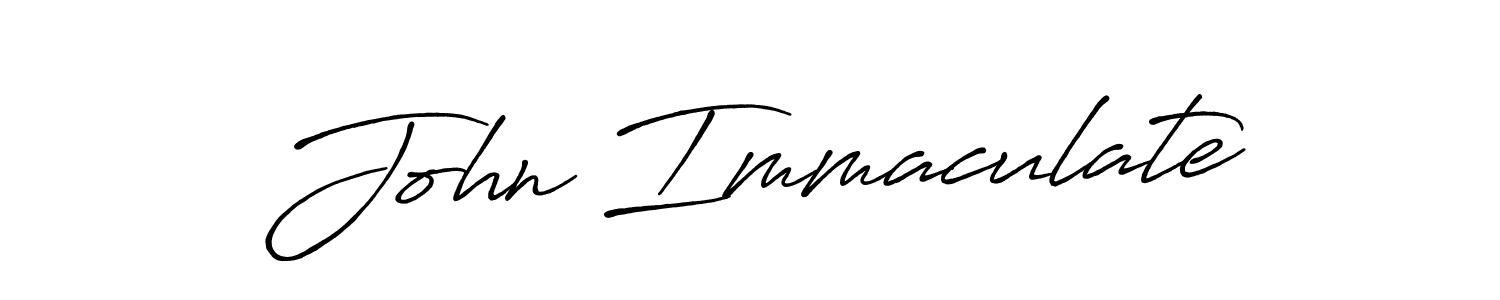 You can use this online signature creator to create a handwritten signature for the name John Immaculate. This is the best online autograph maker. John Immaculate signature style 7 images and pictures png