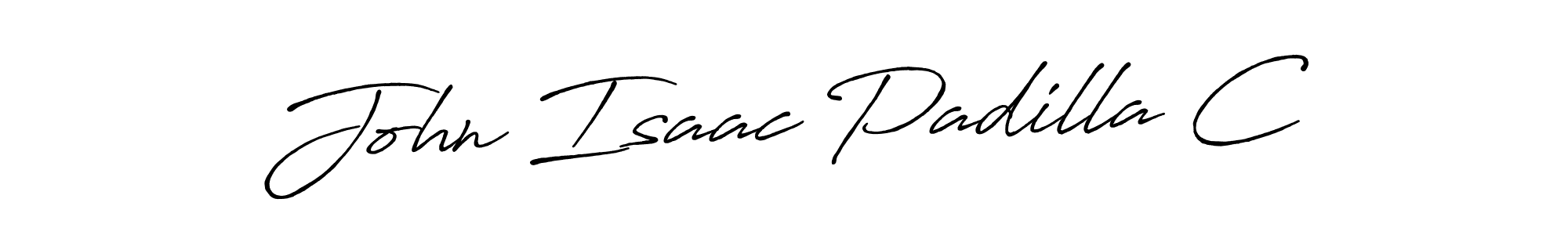 Make a beautiful signature design for name John Isaac Padilla C. With this signature (Antro_Vectra_Bolder) style, you can create a handwritten signature for free. John Isaac Padilla C signature style 7 images and pictures png