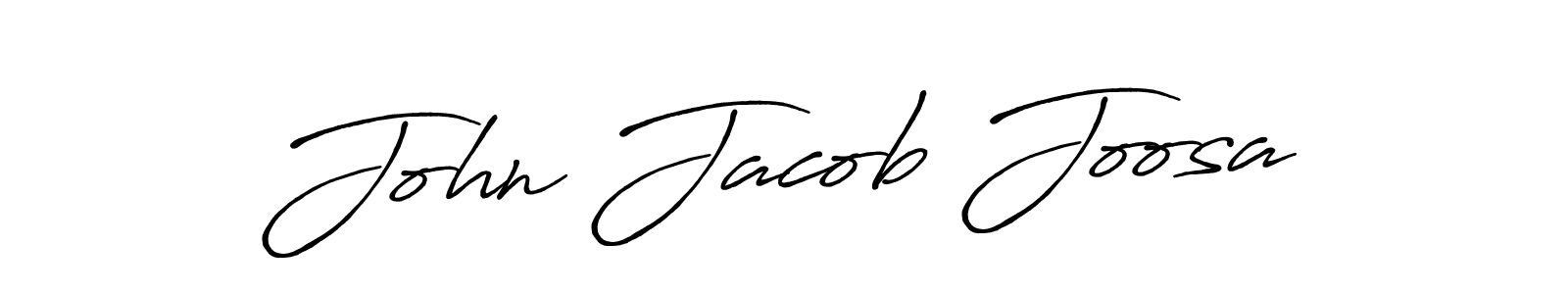 John Jacob Joosa stylish signature style. Best Handwritten Sign (Antro_Vectra_Bolder) for my name. Handwritten Signature Collection Ideas for my name John Jacob Joosa. John Jacob Joosa signature style 7 images and pictures png