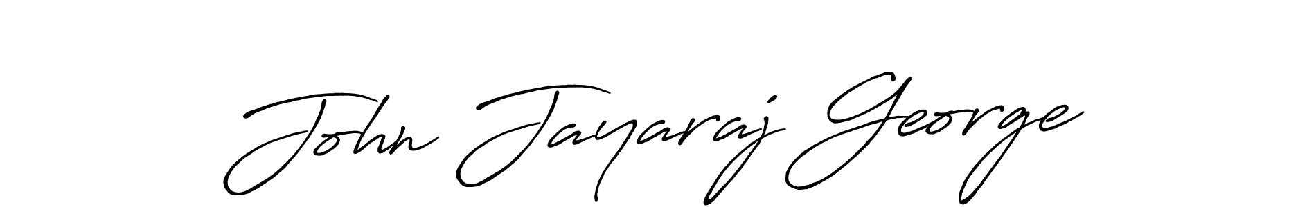 Make a beautiful signature design for name John Jayaraj George. With this signature (Antro_Vectra_Bolder) style, you can create a handwritten signature for free. John Jayaraj George signature style 7 images and pictures png