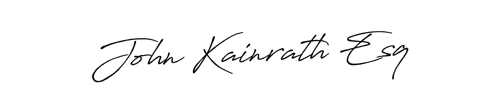 How to make John Kainrath Esq signature? Antro_Vectra_Bolder is a professional autograph style. Create handwritten signature for John Kainrath Esq name. John Kainrath Esq signature style 7 images and pictures png