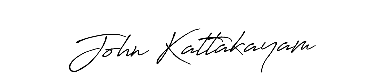John Kattakayam stylish signature style. Best Handwritten Sign (Antro_Vectra_Bolder) for my name. Handwritten Signature Collection Ideas for my name John Kattakayam. John Kattakayam signature style 7 images and pictures png