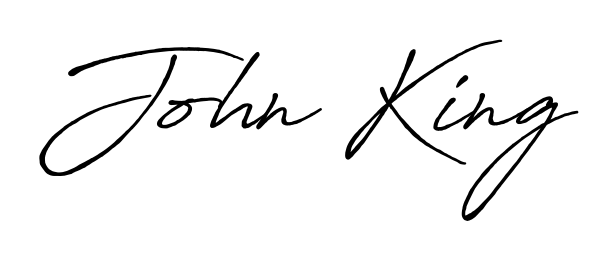 Express your personality with a custom John King signature crafted with Antro_Vectra_Bolder typography. Free transparent PNG download available. John King signature style 7 images and pictures png