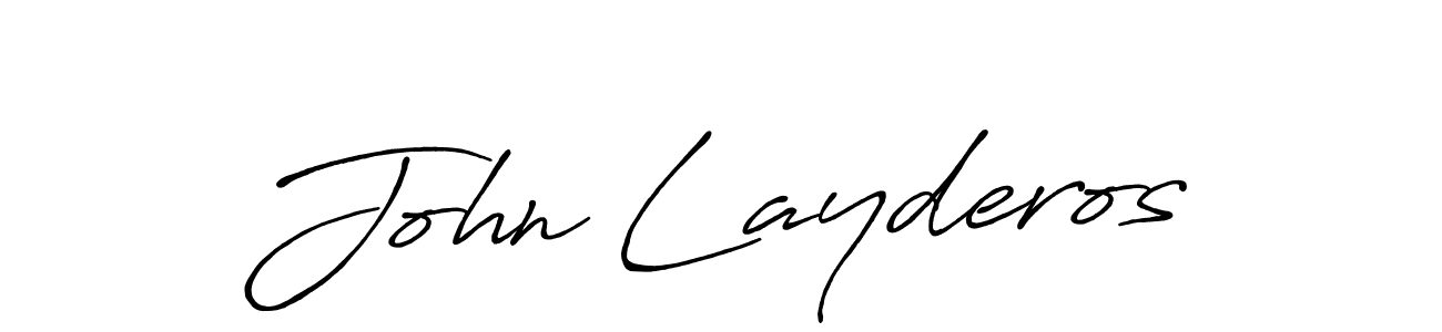 if you are searching for the best signature style for your name John Layderos. so please give up your signature search. here we have designed multiple signature styles  using Antro_Vectra_Bolder. John Layderos signature style 7 images and pictures png