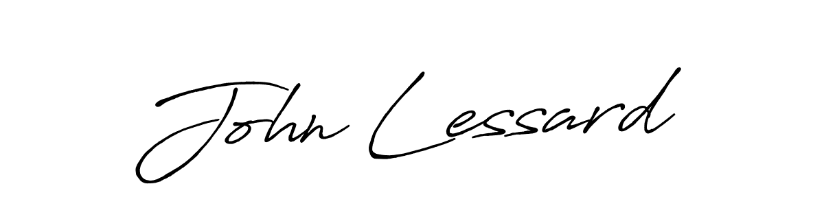 How to make John Lessard signature? Antro_Vectra_Bolder is a professional autograph style. Create handwritten signature for John Lessard name. John Lessard signature style 7 images and pictures png