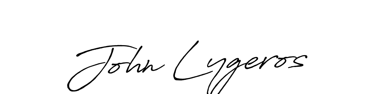 Design your own signature with our free online signature maker. With this signature software, you can create a handwritten (Antro_Vectra_Bolder) signature for name John Lygeros. John Lygeros signature style 7 images and pictures png