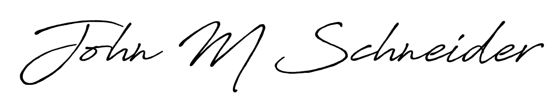 Enhance your business communications with John M Schneider signature in Antro_Vectra_Bolder lettering. Clean, modern, and universally compatible. John M Schneider signature style 7 images and pictures png