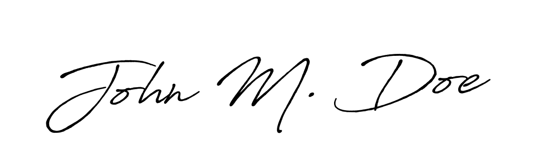 This is the best signature style for the John M. Doe name. Also you like these signature font (Antro_Vectra_Bolder). Mix name signature. John M. Doe signature style 7 images and pictures png