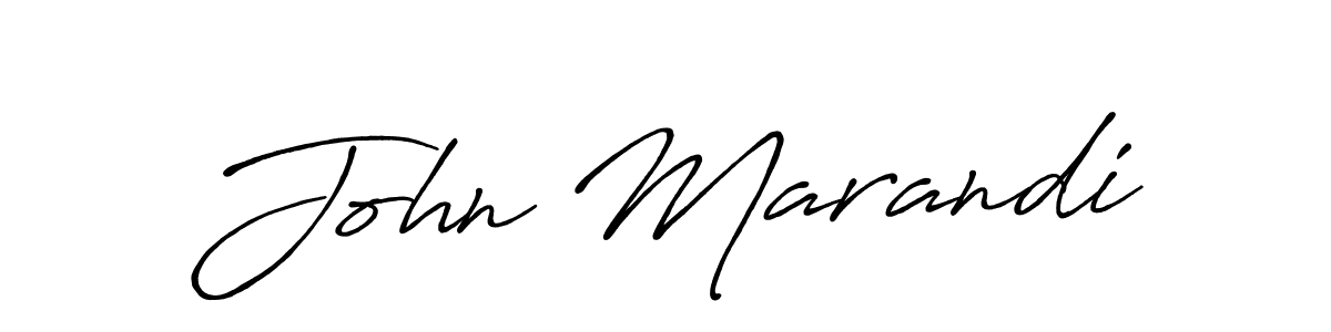 Also You can easily find your signature by using the search form. We will create John Marandi name handwritten signature images for you free of cost using Antro_Vectra_Bolder sign style. John Marandi signature style 7 images and pictures png