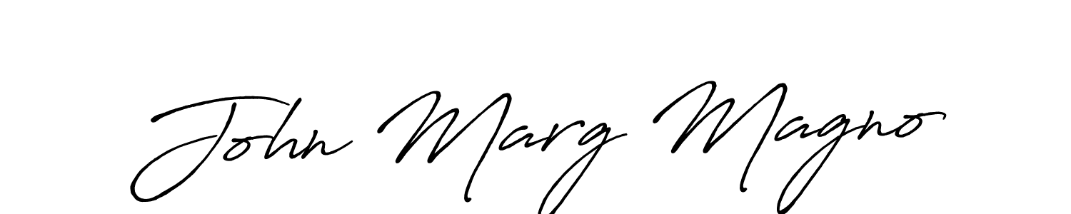 Antro_Vectra_Bolder is a professional signature style that is perfect for those who want to add a touch of class to their signature. It is also a great choice for those who want to make their signature more unique. Get John Marg Magno name to fancy signature for free. John Marg Magno signature style 7 images and pictures png