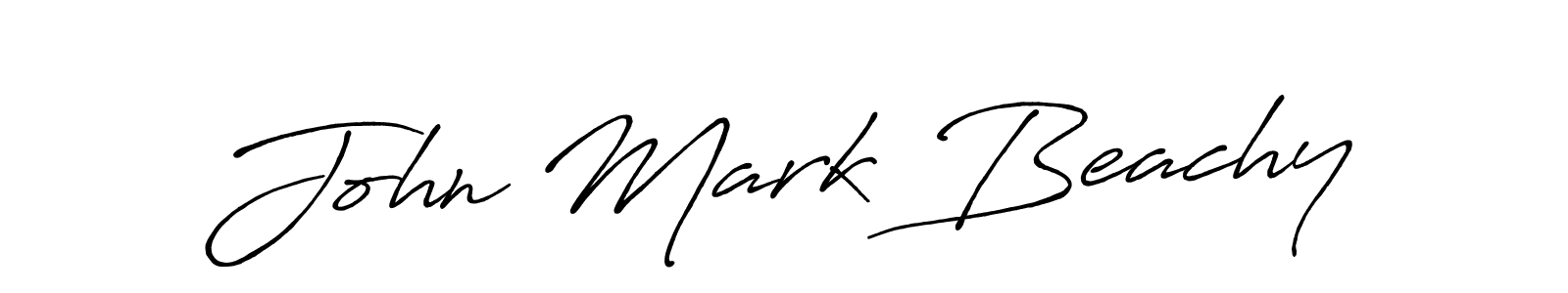 Use a signature maker to create a handwritten signature online. With this signature software, you can design (Antro_Vectra_Bolder) your own signature for name John Mark Beachy. John Mark Beachy signature style 7 images and pictures png