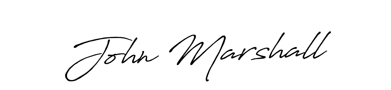 John Marshall stylish signature style. Best Handwritten Sign (Antro_Vectra_Bolder) for my name. Handwritten Signature Collection Ideas for my name John Marshall. John Marshall signature style 7 images and pictures png