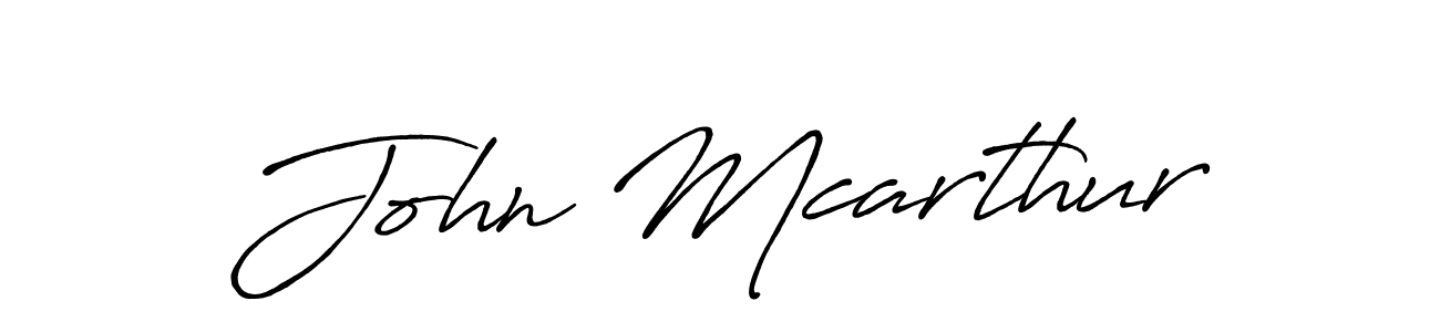 Make a beautiful signature design for name John Mcarthur. With this signature (Antro_Vectra_Bolder) style, you can create a handwritten signature for free. John Mcarthur signature style 7 images and pictures png