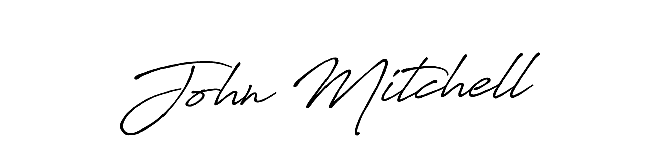 Use a signature maker to create a handwritten signature online. With this signature software, you can design (Antro_Vectra_Bolder) your own signature for name John Mitchell. John Mitchell signature style 7 images and pictures png