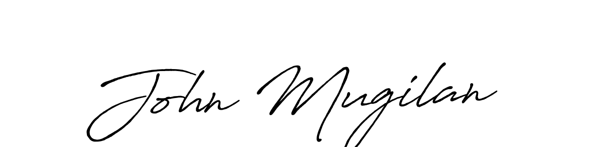 Antro_Vectra_Bolder is a professional signature style that is perfect for those who want to add a touch of class to their signature. It is also a great choice for those who want to make their signature more unique. Get John Mugilan name to fancy signature for free. John Mugilan signature style 7 images and pictures png