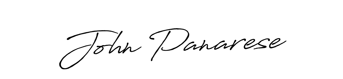 Create a beautiful signature design for name John Panarese. With this signature (Antro_Vectra_Bolder) fonts, you can make a handwritten signature for free. John Panarese signature style 7 images and pictures png