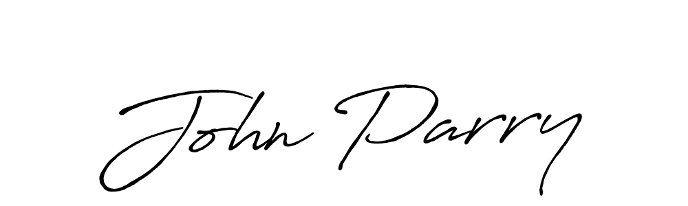 Create a beautiful signature design for name John Parry. With this signature (Antro_Vectra_Bolder) fonts, you can make a handwritten signature for free. John Parry signature style 7 images and pictures png