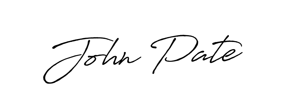 John Pate stylish signature style. Best Handwritten Sign (Antro_Vectra_Bolder) for my name. Handwritten Signature Collection Ideas for my name John Pate. John Pate signature style 7 images and pictures png