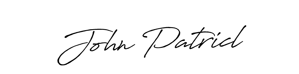 Antro_Vectra_Bolder is a professional signature style that is perfect for those who want to add a touch of class to their signature. It is also a great choice for those who want to make their signature more unique. Get John Patricl name to fancy signature for free. John Patricl signature style 7 images and pictures png
