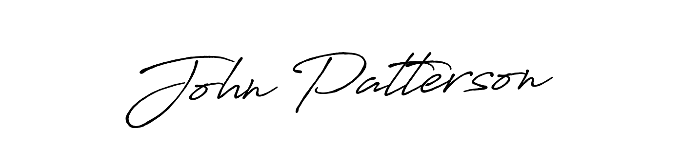 Also we have John Patterson name is the best signature style. Create professional handwritten signature collection using Antro_Vectra_Bolder autograph style. John Patterson signature style 7 images and pictures png