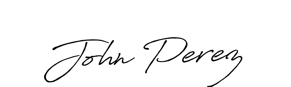 Also we have John Perez name is the best signature style. Create professional handwritten signature collection using Antro_Vectra_Bolder autograph style. John Perez signature style 7 images and pictures png