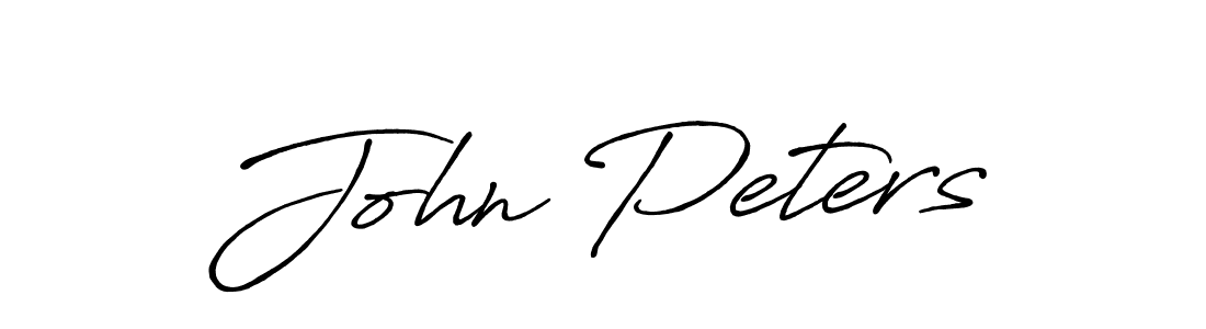 Make a beautiful signature design for name John Peters. With this signature (Antro_Vectra_Bolder) style, you can create a handwritten signature for free. John Peters signature style 7 images and pictures png