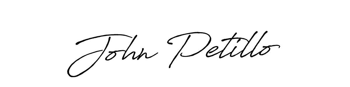 Use a signature maker to create a handwritten signature online. With this signature software, you can design (Antro_Vectra_Bolder) your own signature for name John Petillo. John Petillo signature style 7 images and pictures png