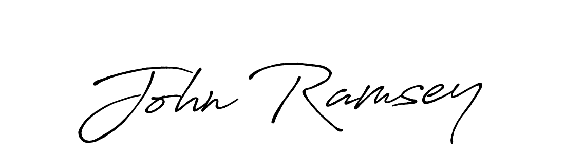 Make a beautiful signature design for name John Ramsey. With this signature (Antro_Vectra_Bolder) style, you can create a handwritten signature for free. John Ramsey signature style 7 images and pictures png