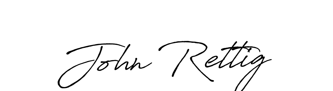 Create a beautiful signature design for name John Rettig. With this signature (Antro_Vectra_Bolder) fonts, you can make a handwritten signature for free. John Rettig signature style 7 images and pictures png