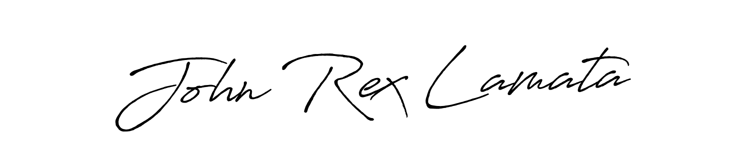 Also we have John Rex Lamata name is the best signature style. Create professional handwritten signature collection using Antro_Vectra_Bolder autograph style. John Rex Lamata signature style 7 images and pictures png