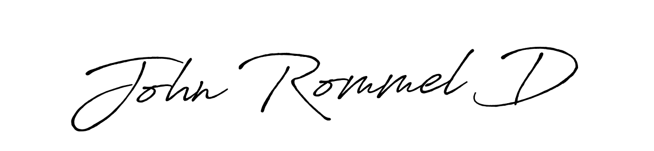 Once you've used our free online signature maker to create your best signature Antro_Vectra_Bolder style, it's time to enjoy all of the benefits that John Rommel D name signing documents. John Rommel D signature style 7 images and pictures png