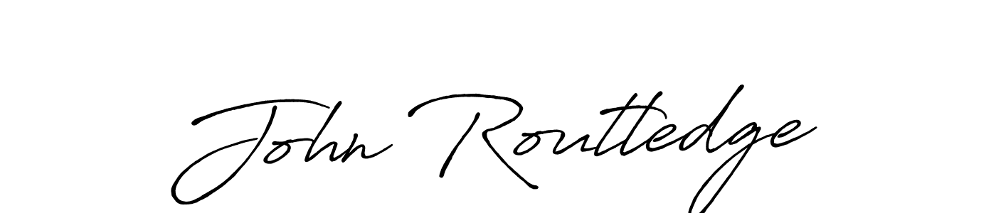 Also we have John Routledge name is the best signature style. Create professional handwritten signature collection using Antro_Vectra_Bolder autograph style. John Routledge signature style 7 images and pictures png