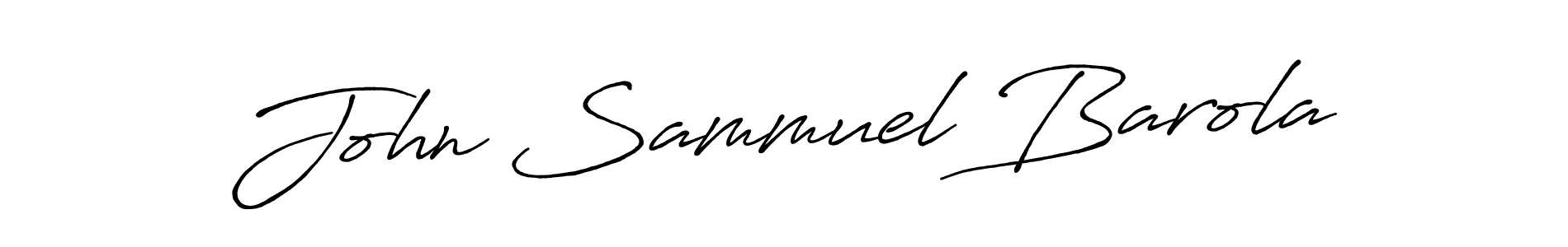 Design your own signature with our free online signature maker. With this signature software, you can create a handwritten (Antro_Vectra_Bolder) signature for name John Sammuel Barola. John Sammuel Barola signature style 7 images and pictures png