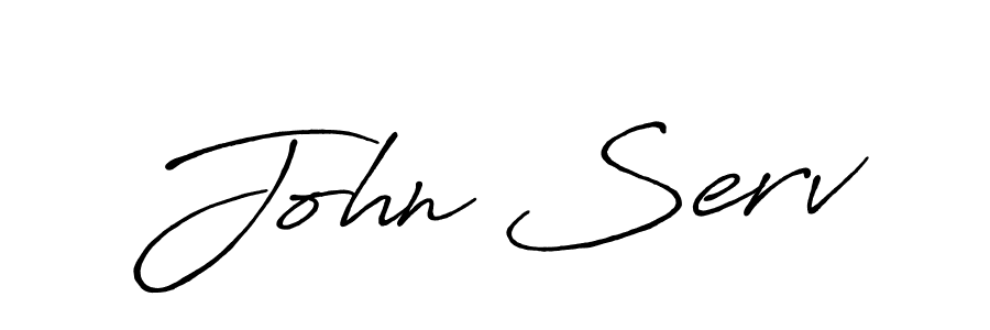 Also You can easily find your signature by using the search form. We will create John Serv name handwritten signature images for you free of cost using Antro_Vectra_Bolder sign style. John Serv signature style 7 images and pictures png
