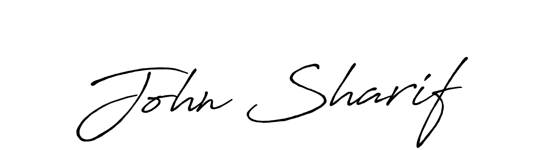 The best way (Antro_Vectra_Bolder) to make a short signature is to pick only two or three words in your name. The name John Sharif include a total of six letters. For converting this name. John Sharif signature style 7 images and pictures png