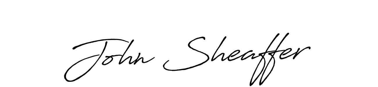 Also we have John Sheaffer name is the best signature style. Create professional handwritten signature collection using Antro_Vectra_Bolder autograph style. John Sheaffer signature style 7 images and pictures png