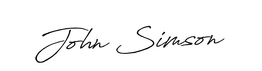 Antro_Vectra_Bolder is a professional signature style that is perfect for those who want to add a touch of class to their signature. It is also a great choice for those who want to make their signature more unique. Get John Simson name to fancy signature for free. John Simson signature style 7 images and pictures png